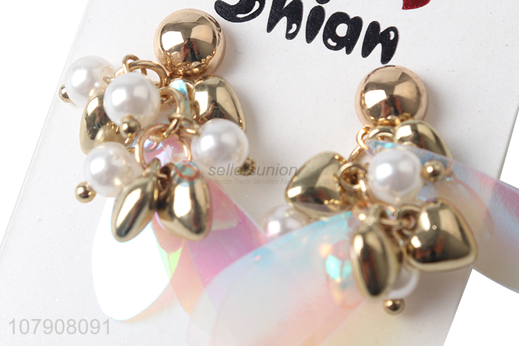 Fashion style good price women jewelry pearls earrings for sale