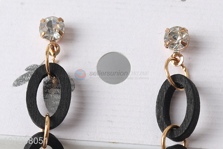 Creative design daily use decorative plush ball earrings jewelry