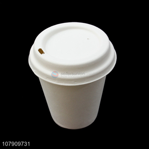 New arrival white disposable coffee beverage cup with lid