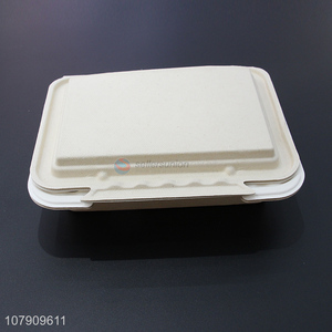 Good price white takeaway packed lunch box disposable plate