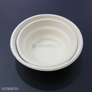Factory direct sale disposable natural thickened paper bowl