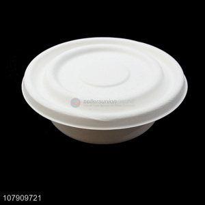 China export white disposable round lunch box with lid