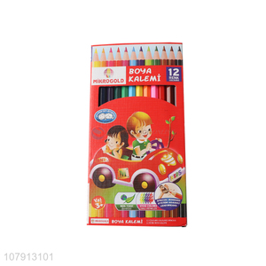 Low price direct sale multicolor painting colored pencils for kids