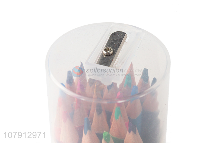 Yiwu wholesale 24 color painting pencil drawing tools for children