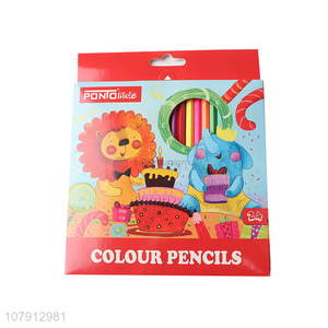 High quality 12 color drawing pencils for children doodle pencils