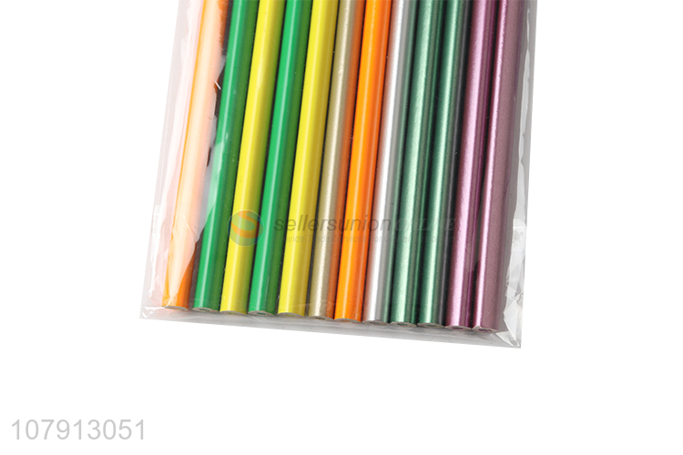 Good wholesale price 12 color pencils children drawing pencils