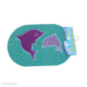 Fashion products bathroom filament dolphin print oval <em>carpet</em>