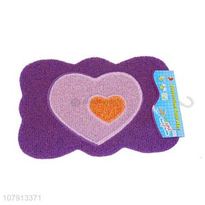 High quality lace peach heart pattern <em>carpet</em> with cheap price