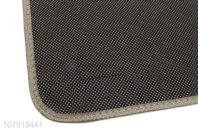 Good price soft multicolored square plush letter pattern rug