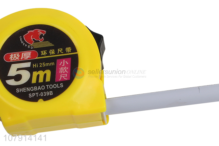Hot sale yellow portable telescopic tape measure tool tape