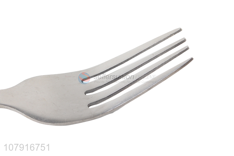 Wholesale chrap price durable dinnerware fork with patterned handle