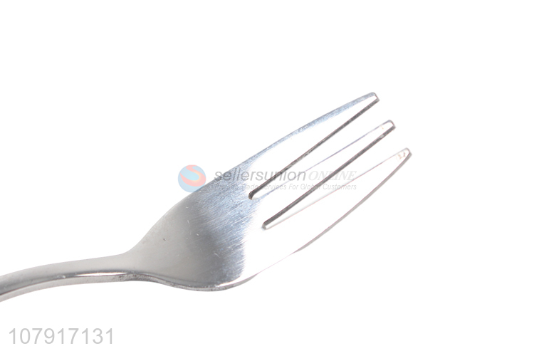 Low price reusable stainless steel tableware fork with high quality