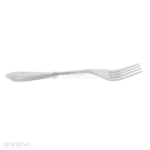 China factory silver stainless steel tableware fork for restaurant