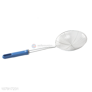 China factory stainless steel long handle noodle scoop strainer wholesale