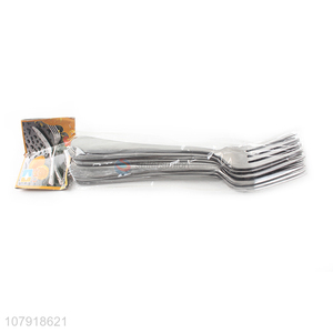 Good price silver stainless steel food-grade fork wholesale