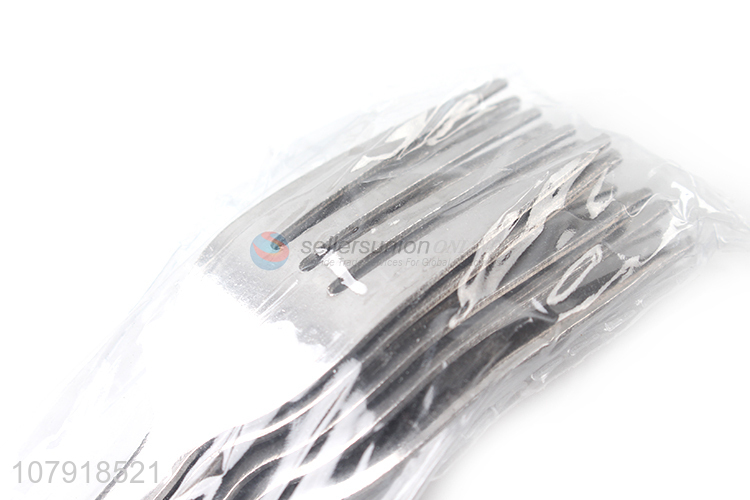 Good price silver stainless steel food grade fork wholesale