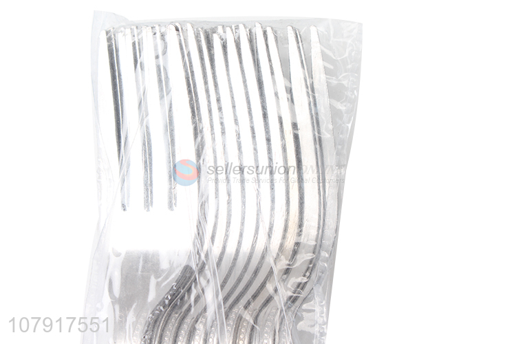 Low price wholesale household stainless steel fork set