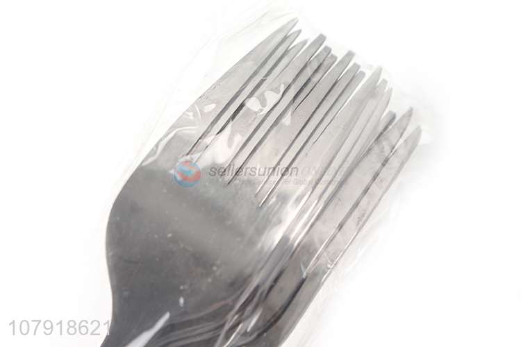 Good price silver stainless steel food-grade fork wholesale
