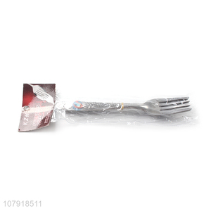 Factory direct sale silver short handle food-grade fork