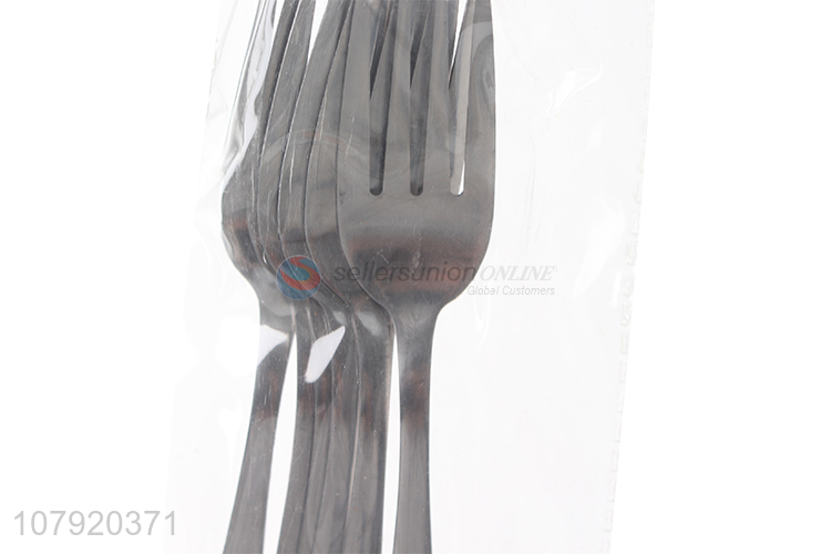 New product reusable stainless steel metal dinner table fork wholesale