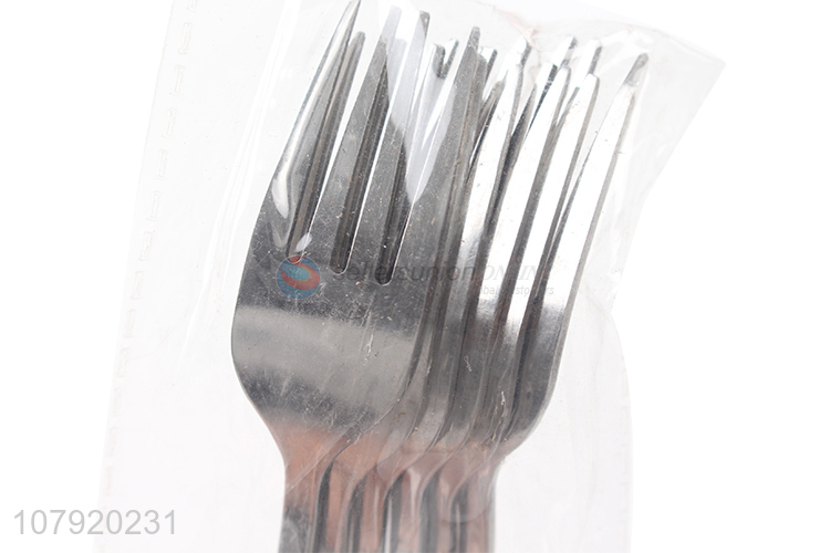 China factory kitchenware stainless steel dinner fork household table fork