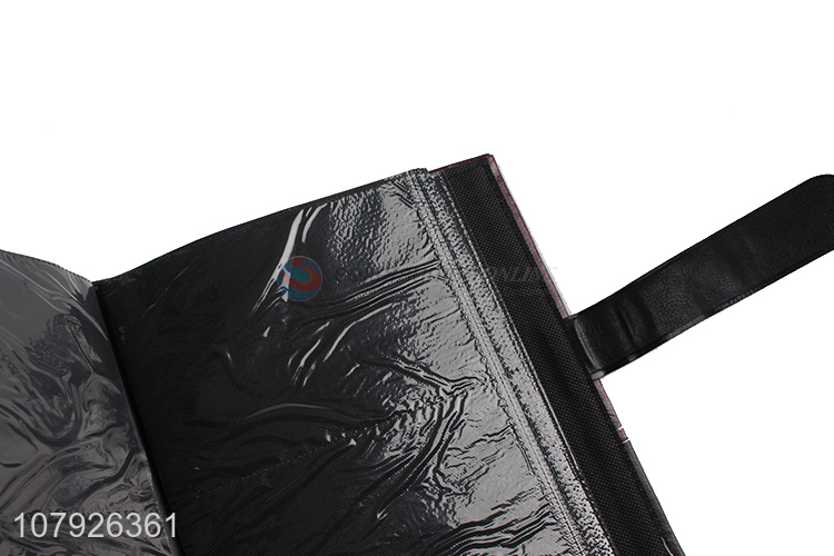 Factory price waterproof pu leather 4*6 photo albums with 200 pockets