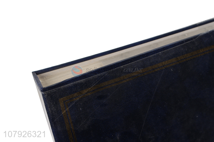 China factory hard cover gold stamping 4*6 photo album with 200 pockets