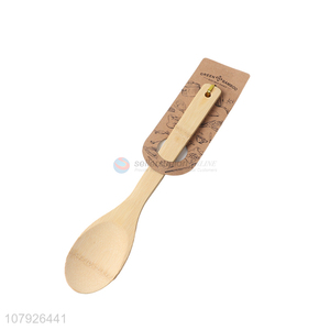 Factory supply cooking tools food grade <em>bamboo</em> spoons non-<em>stick</em> mix spoons