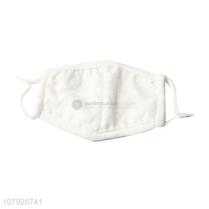 Online wholesale white soft cotton reusable washable face mask for sale