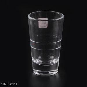 Wholesale popular transparent glass water cup wine glasses beer mug milk cup