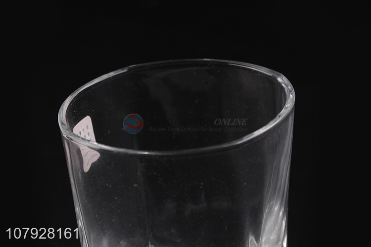 China factory clear glass water cup whisky cup beer mig fruit juice cup