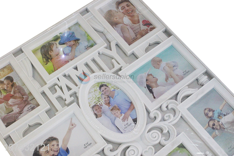 Hot sale family picture combination photo frame for decoration