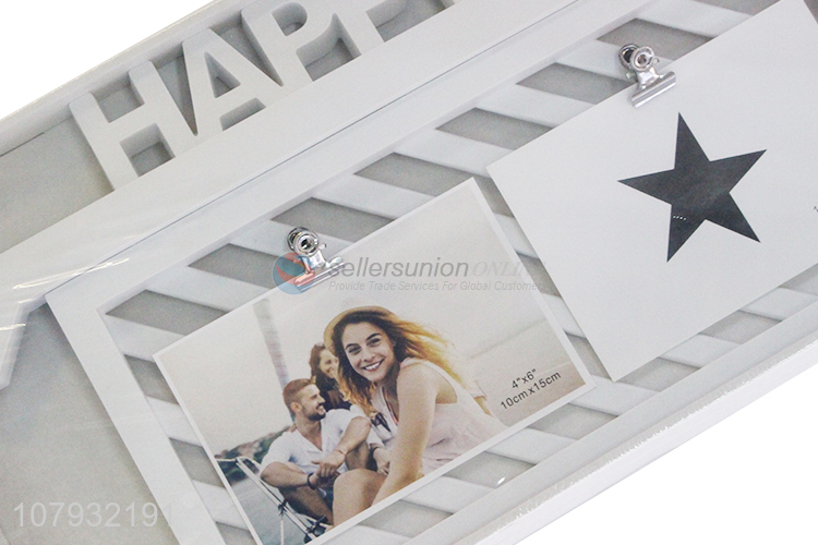 Online wholesale plastic family picture photo frame set for decoration