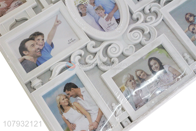 Hot sale family picture combination photo frame for decoration