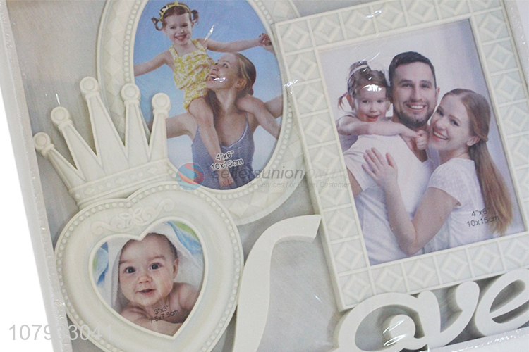 Yiwu wholesale plastic delicate design family collage photo frame for gifts