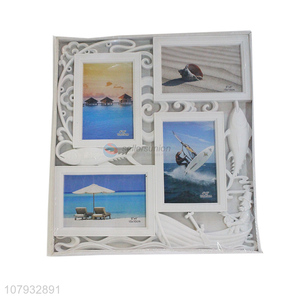 Top quality creative design plastic collage picture photo frame set