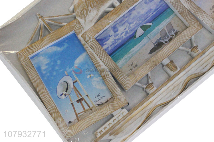 Fashion style ship shape family combination photo frame for decoration