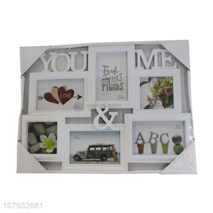 Popular products table decoration plastic collage photo frame wholesale