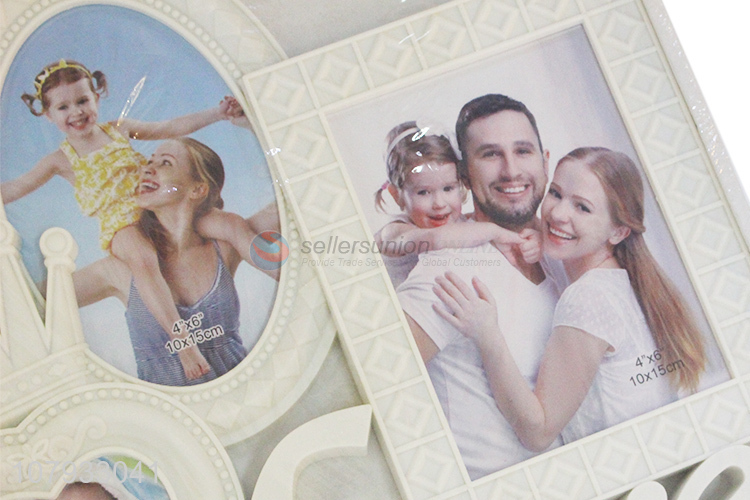 Yiwu wholesale plastic delicate design family collage photo frame for gifts