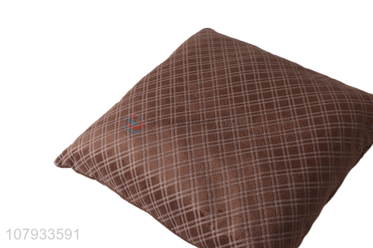 China imports plaid back cushion throw pillow for office napping