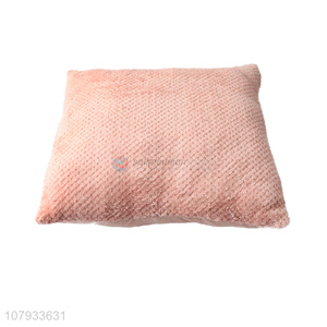 Hot selling solid color bed sofa pillow cushion for home decoration