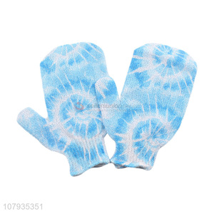 Yiwu wholesale soft daily use shower bath gloves for skin cleaning