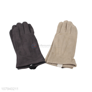 Good quality ladies winter gloves fleece lined outdoor cycling gloves