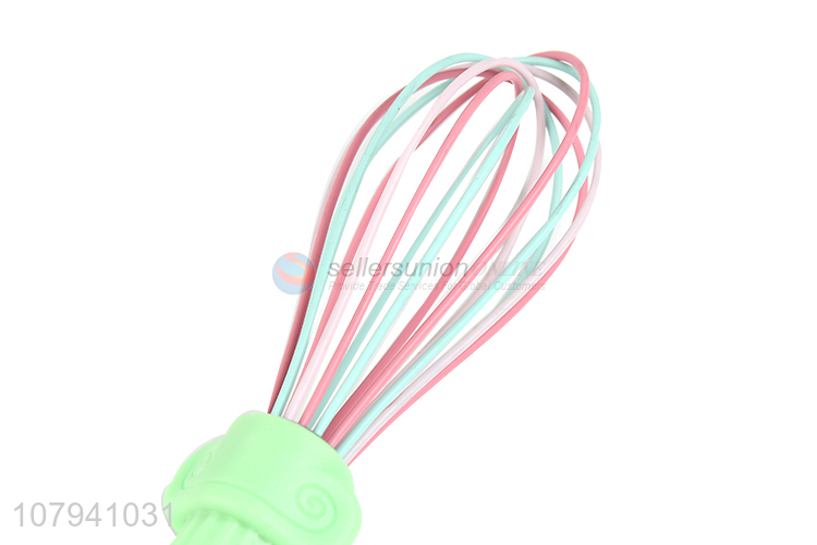 New design multicolor household egg whisk beater for kitchen tools