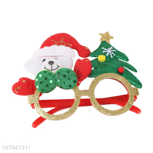 Good Quality Santa Claus Christmas Glasses For Christmas And Party Decoration