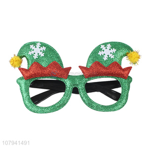 Custom Colorful Christmas Hat Christmas Decoration Glasses