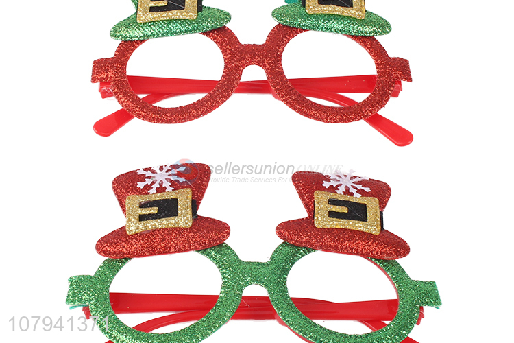 New Arrival Colorful Christmas Hat Christmas Glasses Christmas Decoration