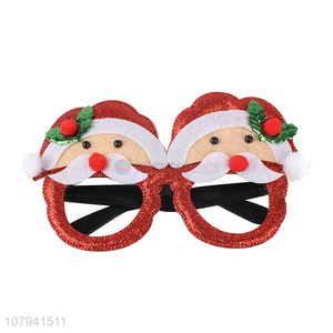 Popular Kids Santa Claus Glasses Christmas Decoration Glasses