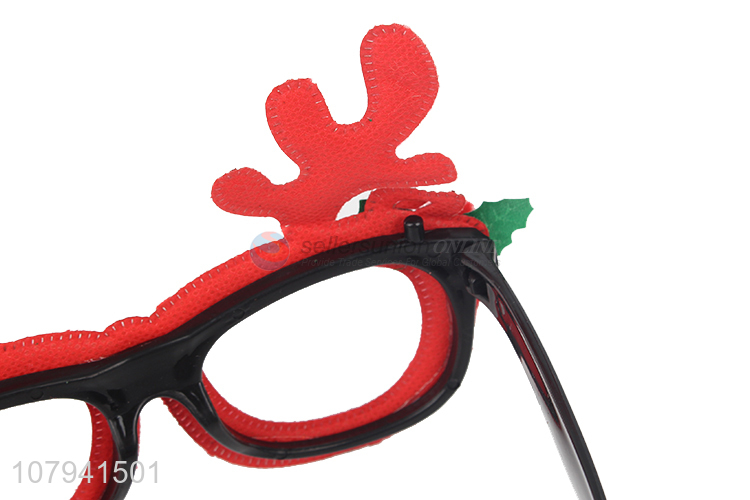 Cute Design Antler Glasses Christmas Decorative Glasses For Kids