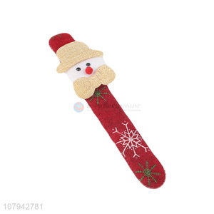 Wholesale Kids Snowman Slap Snap Band Christmas Bracelet